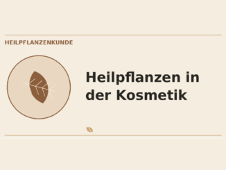 Heilpflanzen in der Kosmetik – Heilpflanzen-Medaillon