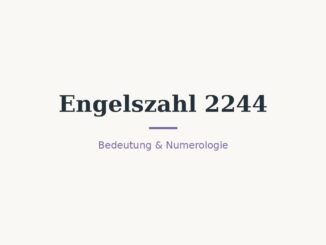 Engelszahl 2244: Bedeutung in Liebe, Beruf und Numerologie