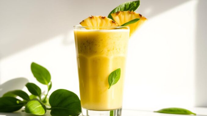 Ananas-Spinat-Smoothie Rezept