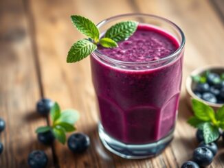 Blaubeer-Protein-Smoothie Rezept