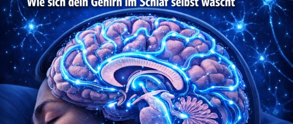 Das glymphatische System: Wie sich dein Gehirn im Schlaf selbst wäscht