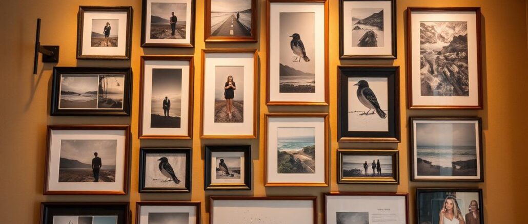 Einrichtungstipp: Gestalte eine Bilderwand mit persönlichen Fotos oder Kunst