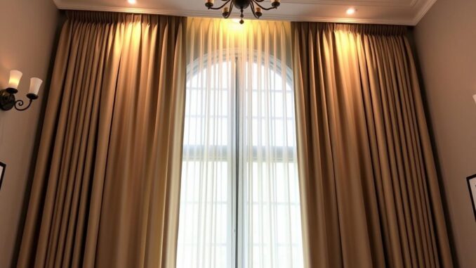 Einrichtungstipp: Hänge Vorhänge höher als das Fenster für mehr Raumhöhe