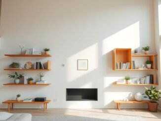 Einrichtungstipp: Verwende offene Regale für leichte, luftige Optik