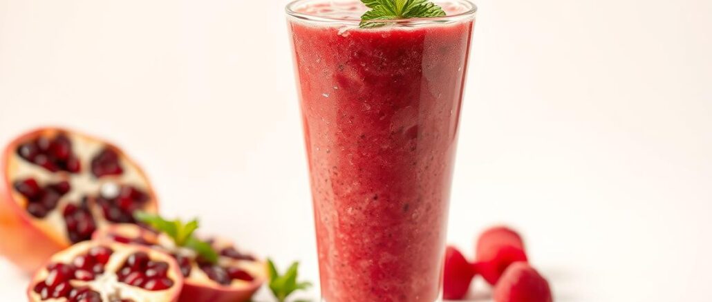 Granatapfel-Himbeer-Smoothie-Rezept Granatapfel-Himbeer-Smoothie Rezept