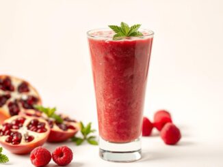 Granatapfel-Himbeer-Smoothie Rezept