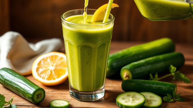 Gurke-Zitrone-Frischekick Rezept