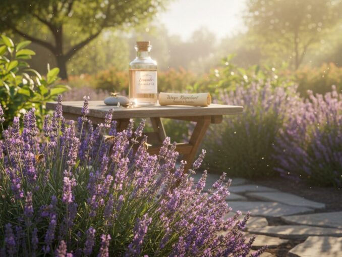 Lavendel gegen Wespen