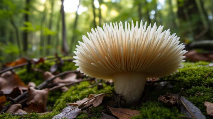 Löwenmähne Pilz