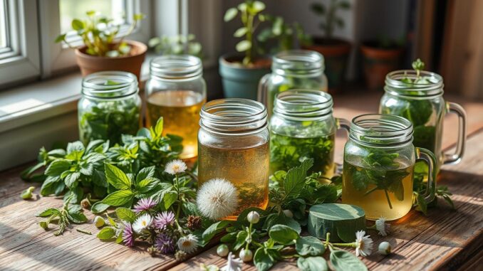 Natürliches Detoxen mit Kräutern