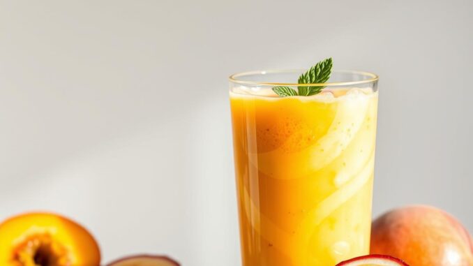 Pfirsich-Maracuja-Smoothie Rezept