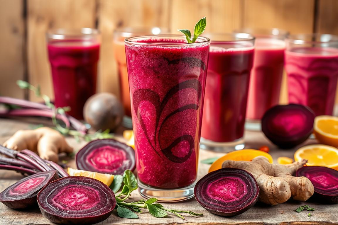 Rote-Bete-Ingwer-Smoothie Variationen