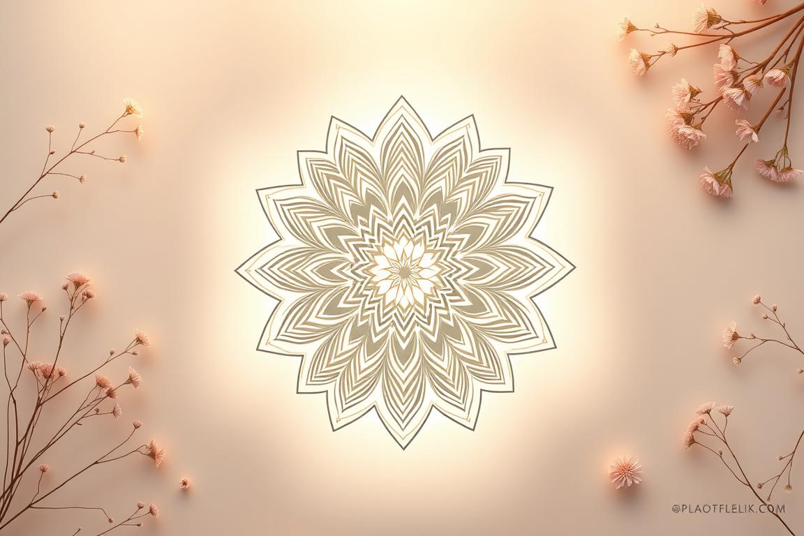 Serene mandala designs in soothing pastel tones, meticulously crafted with intricate geometric patterns and organic elements. The mandala floats peacefully in the center, bathed in soft, diffused lighting that creates a calming, meditative atmosphere. Delicate floral motifs and natural textures in the background complement the mandala, evoking a sense of tranquility and inner focus. The composition is balanced and harmonious, inviting the viewer to lose themselves in the mesmerizing, symmetrical patterns and find a moment of relaxation and contemplation. Serene mandala designs in soothing pastel tones, meticulously crafted with intricate geometric patterns and organic elements. The mandala floats peacefully in the center, bathed in soft, diffused lighting that creates a calming, meditative atmosphere. Delicate floral motifs and natural textures in the background complement the mandala, evoking a sense of tranquility and inner focus. The composition is balanced and harmonious, inviting the viewer to lose themselves in the mesmerizing, symmetrical patterns and find a moment of relaxation and contemplation.
