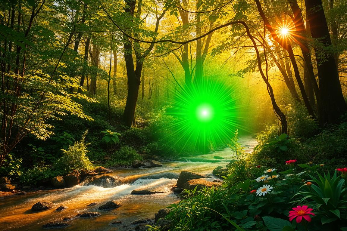 Stärkung der grünen Aura Stärkung der grünen Aura