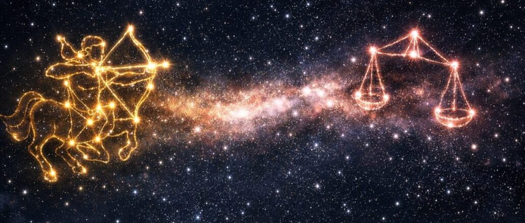 Sternzeichen Schütze mit Aszendent Waage