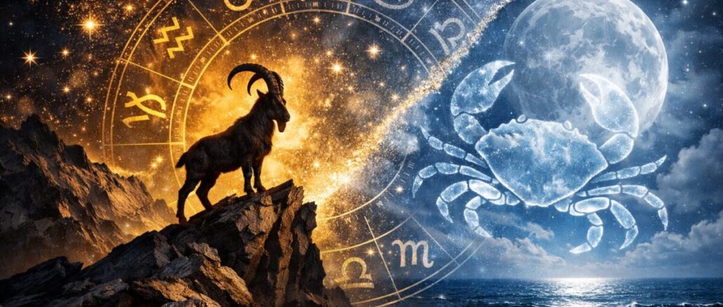 Sternzeichen Steinbock mit Aszendent Krebs