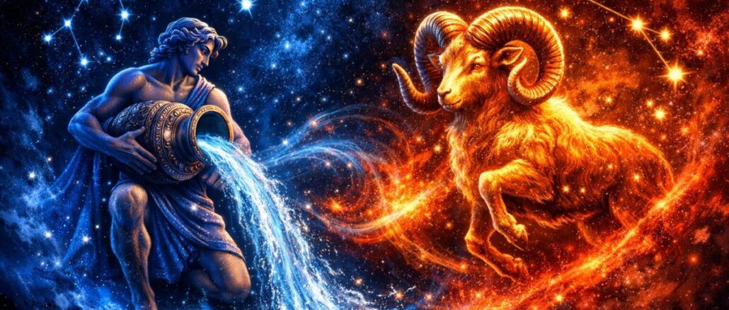 Sternzeichen Wassermann mit Aszendent Widder