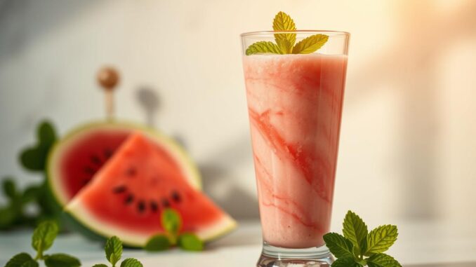 Wassermelonen-Minz-Smoothie Rezept