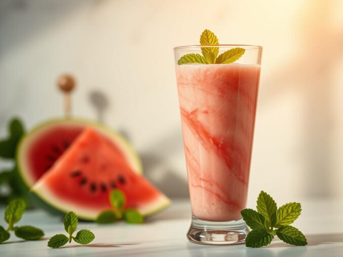Wassermelonen-Minz-Smoothie Rezept