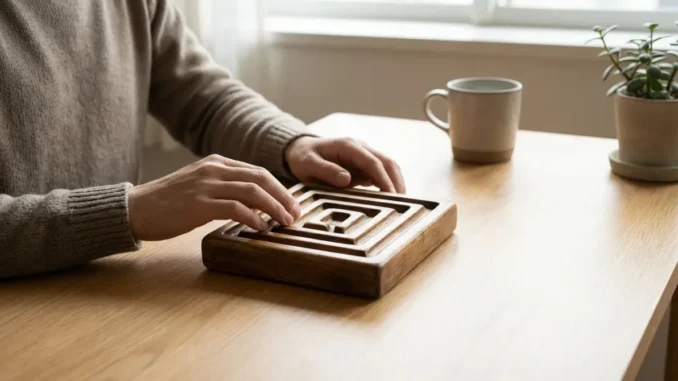 Finger-Labyrinthe zur Meditation und Achtsamkeit am Arbeitsplatz