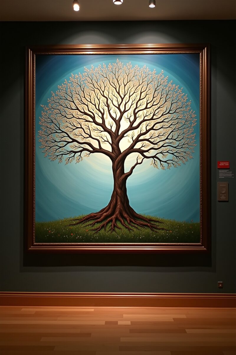 baum des lebens kunst outline 6