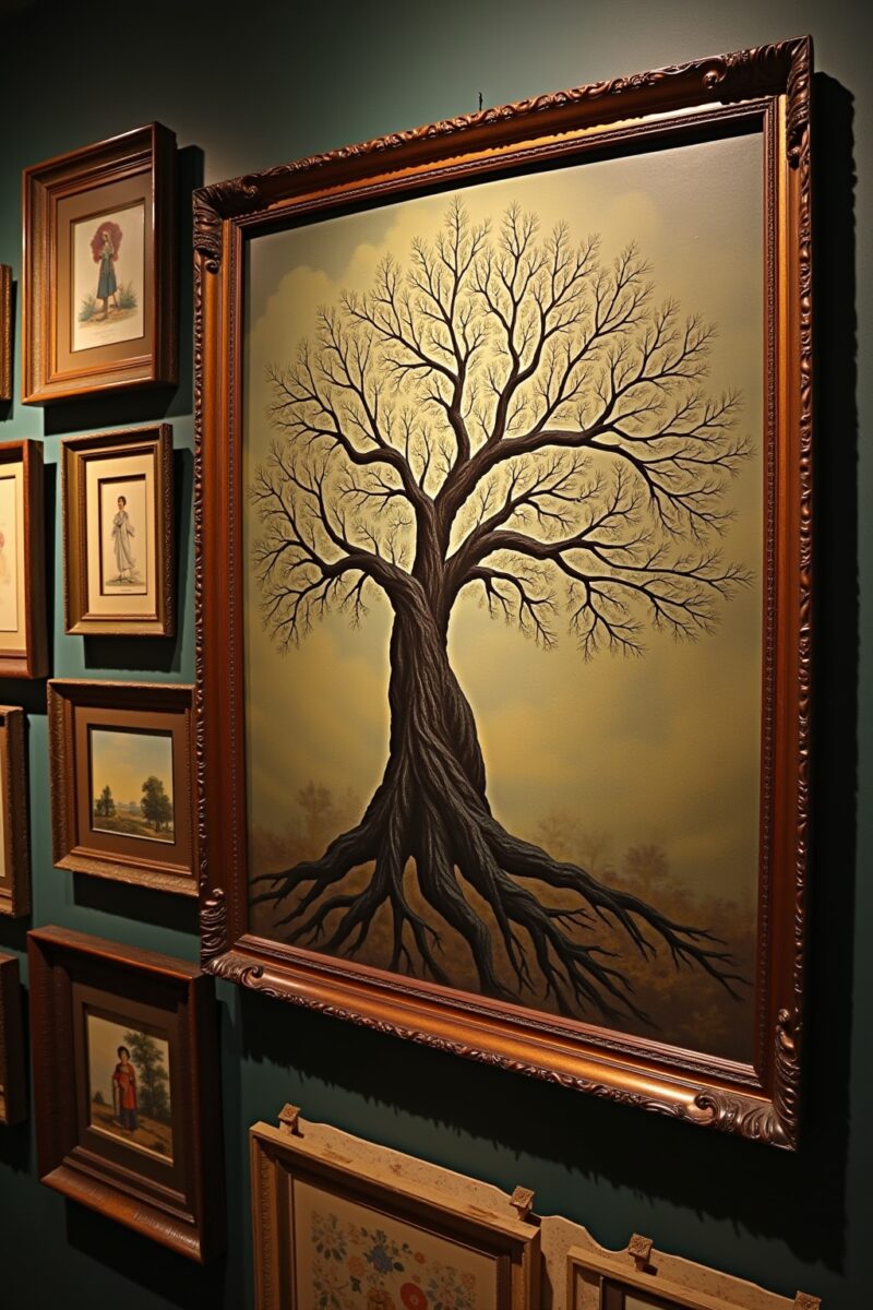 baum des lebens kunst outline 8