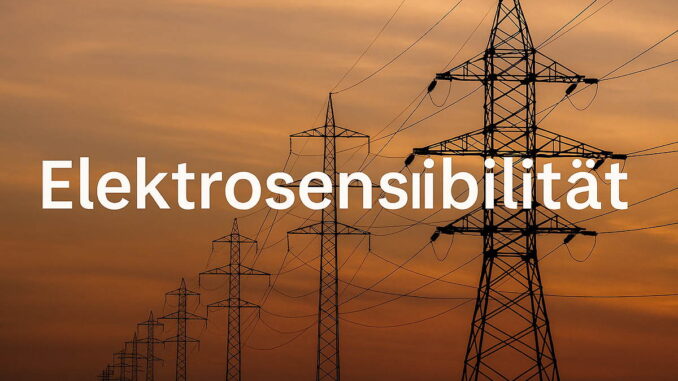 Symbolbild zur Elektrosensibilität und elektromagnetischer Belastung