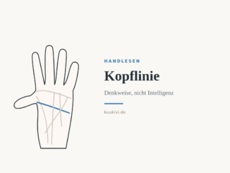Kopflinie beim Handlesen: Bedeutung, Verlauf und Varianten – Handdiagramm