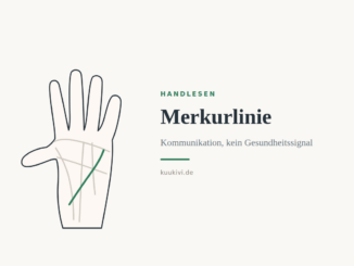 Merkurlinie beim Handlesen: Bedeutung und Herkunft – Handdiagramm