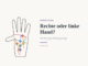 Handlesen: Rechte oder linke Hand? – Handdiagramm