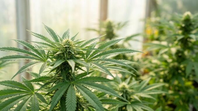 Getrocknete Cannabisblüten für den medizinischen Gebrauch