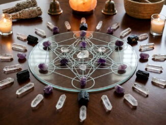 kristall grid mit metatrons wuerfel