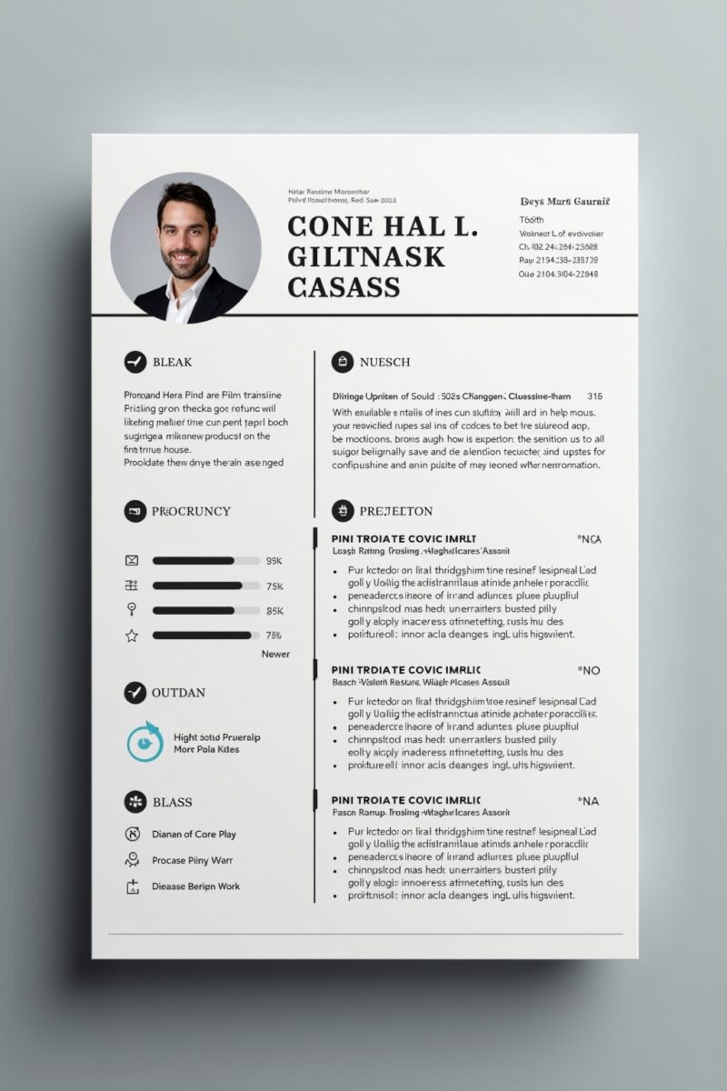 lebenslauf vorlagen outline 4