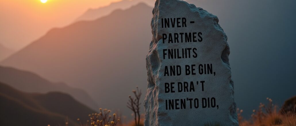 lebensmotto kurz-Titel