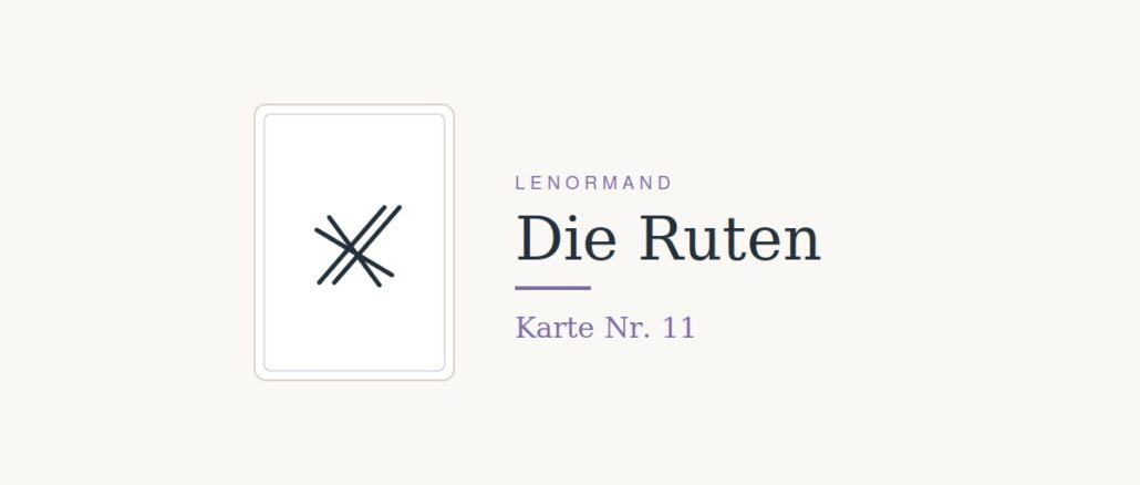 lenormand 11 ruten