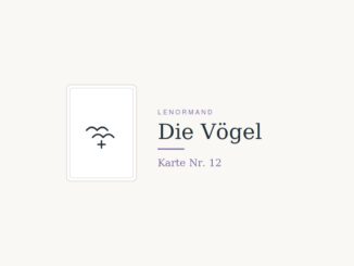 Die Vögel – Lenormand Karte Nr. 12