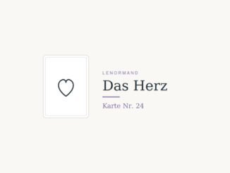Das Herz – Lenormand Karte Nr. 24