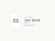 Lenormandkarte Der Brief, Nummer 27