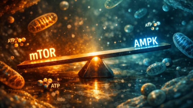 mTOR vs. AMPK: Die wichtigste Stoffwechsel-Wippe des Alterns