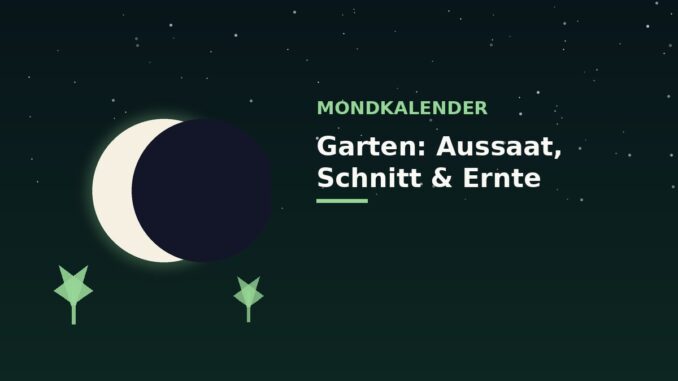 Mondkalender Garten