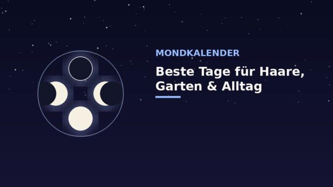 Mondkalender Übersicht