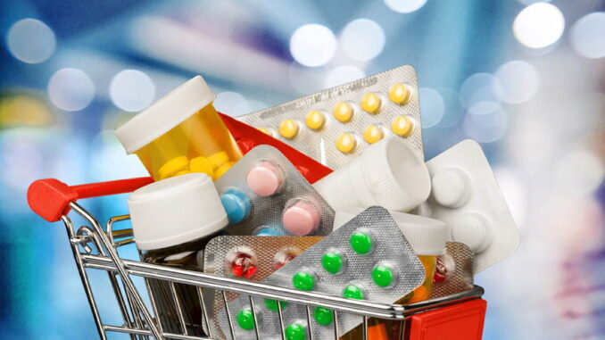 Online-Apotheke mit Medikamenten und Gesundheitsprodukten