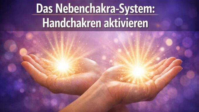 Illustration der Handchakren im Nebenchakra-System