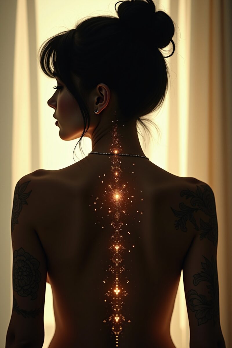 8 spirituelle Tattoos für Frauen, die inspirieren 5 spirituelle tattoos frauen outline 5