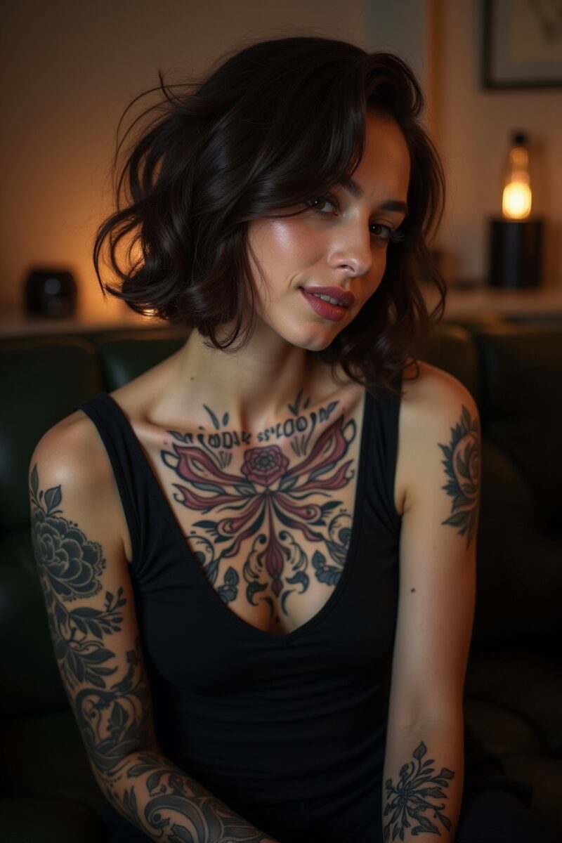 8 spirituelle Tattoos für Frauen, die inspirieren 6 spirituelle tattoos frauen outline 6