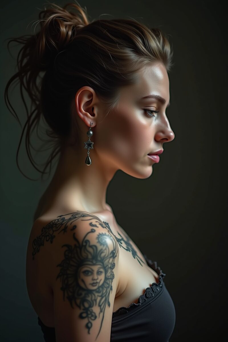 8 spirituelle Tattoos für Frauen, die inspirieren 8 spirituelle tattoos frauen outline 8