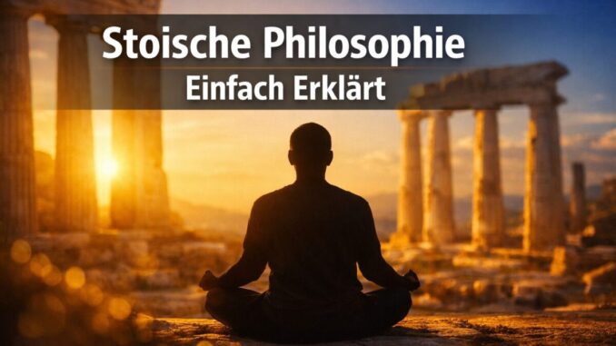 stoische philosophie einfach erklärt