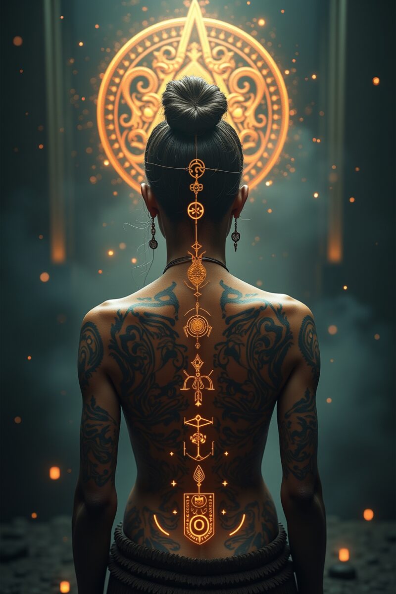 tattoo spirituell outline 1