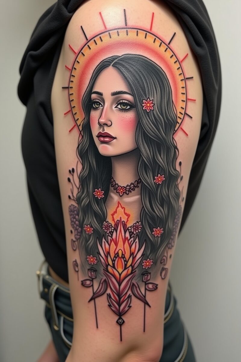 8 Spirituelle Tattoo-Ideen für deine innere Reise 7 tattoo spirituell outline 7