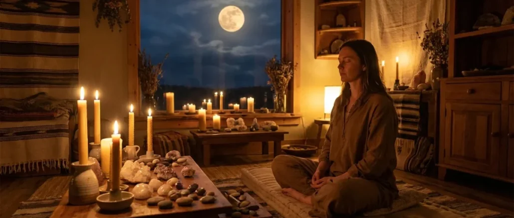 vollmond ritual und neumond rituale spirituelle praktiken nach mondphasen 1772020803228